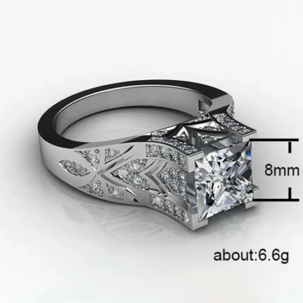 SALE ** BRAND NEW ** BEAUTIFUL .925 DIAMOND RING